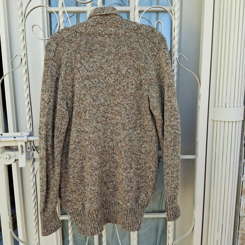 Vintage Harrington Square Brown Tweed Wool Blend Sweater, Women Size Medium - Picture 15 of 15